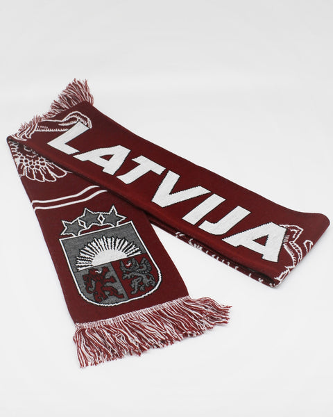 Knitted scarf - Latvia V1