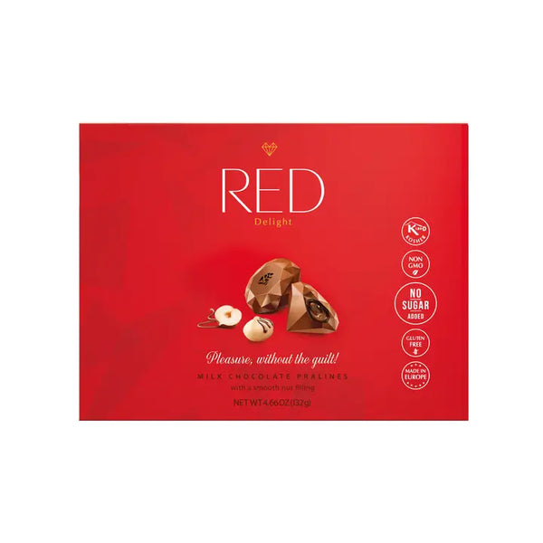 Red | Red Diamond Milk Chocolate Truffles with Hazelnut Filling 132g