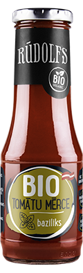 Rudolfs | ORGANIC Tomato sauce with basil, 300g