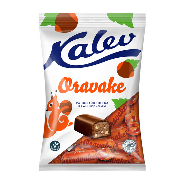 Kalev Oravake praline candy with nuts 175g