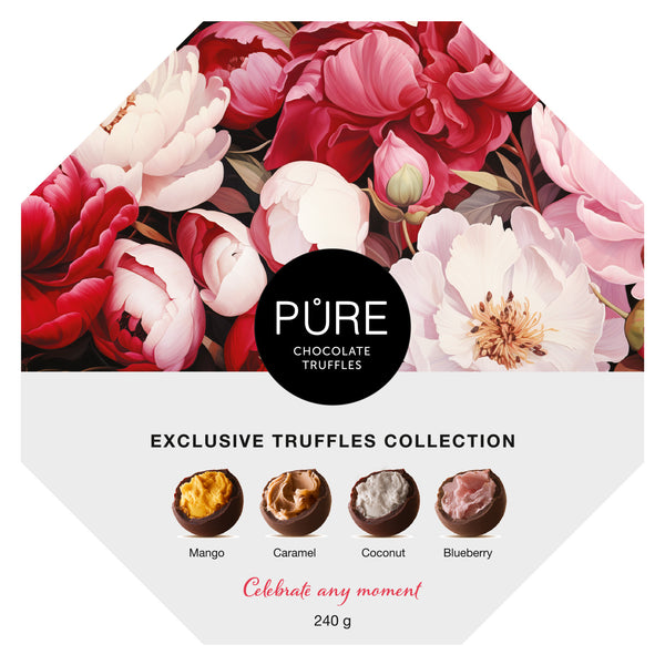 Pure | Milk and dark chocolate truffles with fillings. “Assorted”. 240g