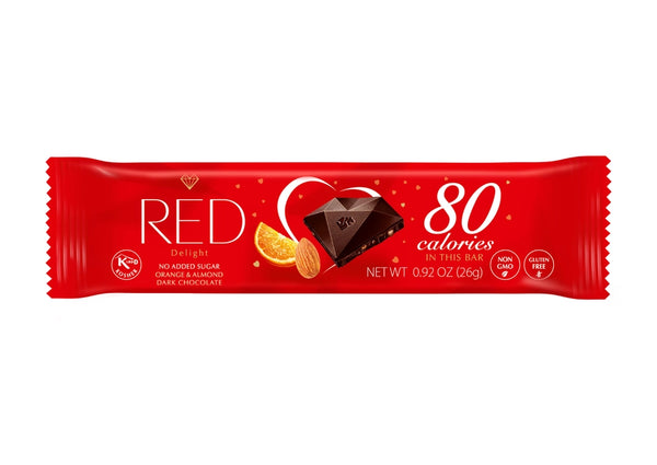 Red | Red Dark Chocolate w/ Orange & Almond 26g