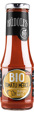 Rudolfs | ORGANIC Tomato sauce with mango and curry, 300g