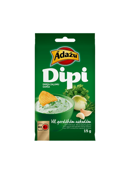 Ādažu čipsi | Dipi mērcīte ar dārza zaļumu garšu 15g