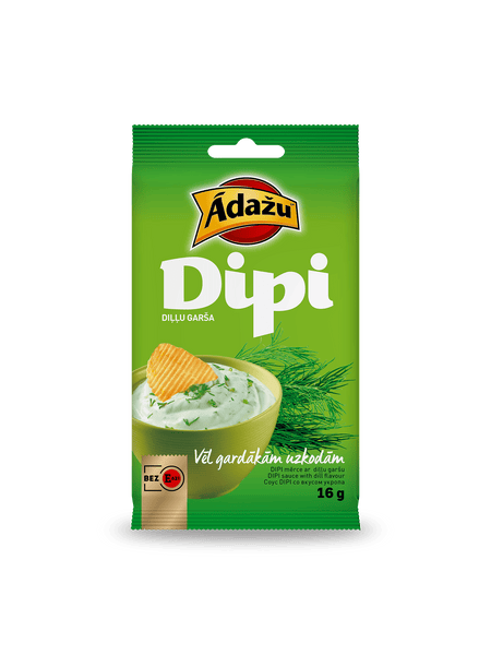 Ādažu čipsi | Dipi mērcīte ar diļļu garšu 15g