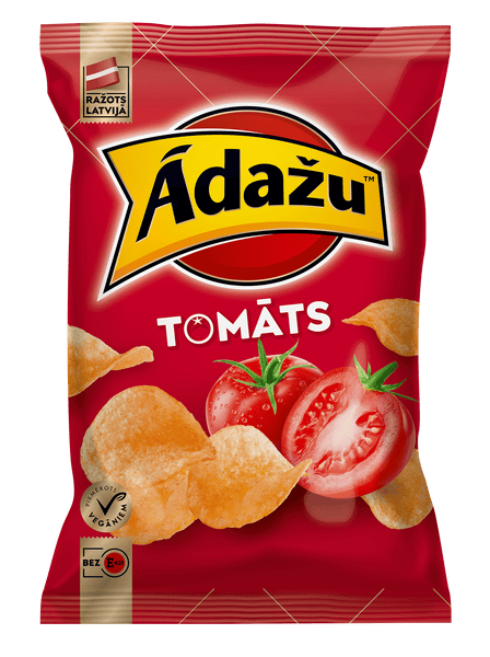 Ādažu čipsi | Potato chips with tomato flavour, 180g