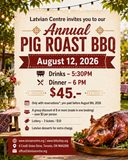 Annual Pig Roast BBQ - August 12, 2026