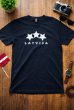 Latvija T-shirt - White or Black