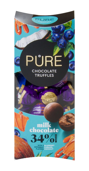 Pure | Milk chocolate truffles selection. 108g