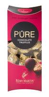 Pure | Dark chocolate truffles with cognac “Remy Martin” cream filling. 108g