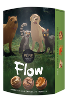 Pure | Milk chocolate truffles with fillings.''Flow'' 108g