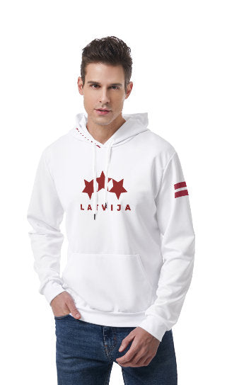 Hoodie (Latvija - White)