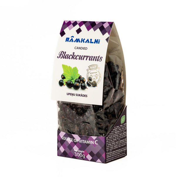 Rāmkalni | Upeņu sukādes | Candied Black Currant 300g