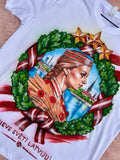 Dievs, svētī Latviju T-shirt - White