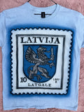 Latvija - Pastmarka - T-shirt - White
