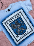 Latvija - Pastmarka - T-shirt - White