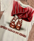 Speks sakas no zemes T-shirt - White