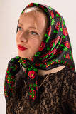 Karels Silk Scarf - KURZEMES ROŽU LAKATS