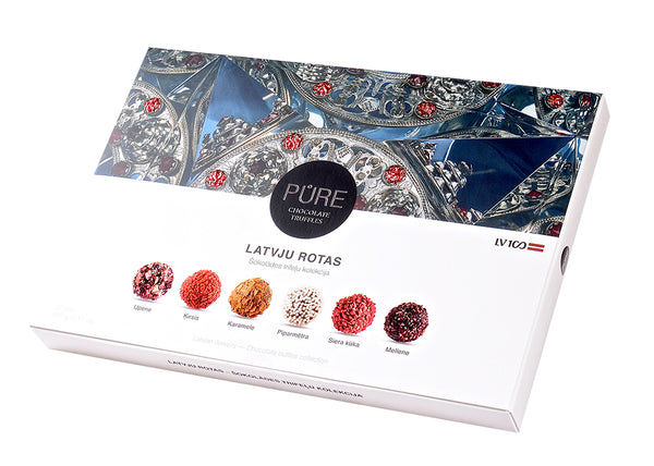 Pure | Exclusive Chocolate Truffles Collection 32 - Latvju Rotas Gift box