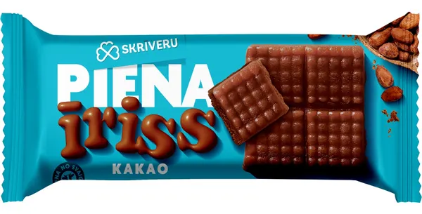 Skriveri | Piena īriss ar kakao (Milk toffee with cocoa) 50g