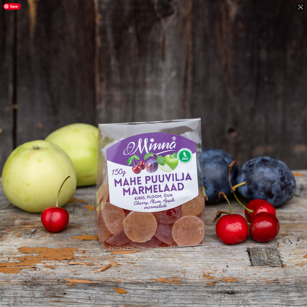 Minna Organic Cherry, Plum and Apple Marmalade 150g