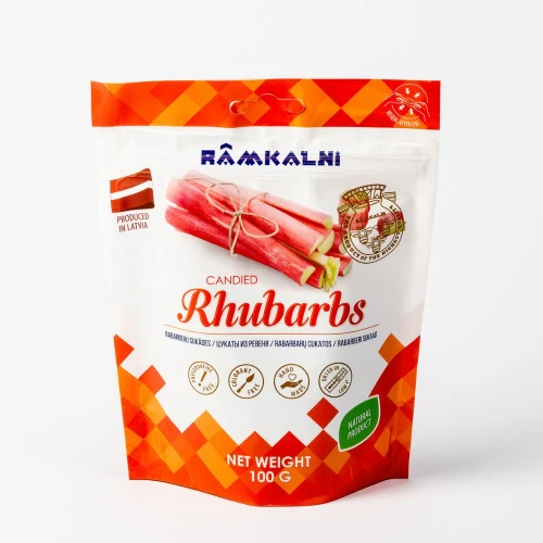 Rāmkalni | Rabarberu sukādes | Candied Rhubarb 100g