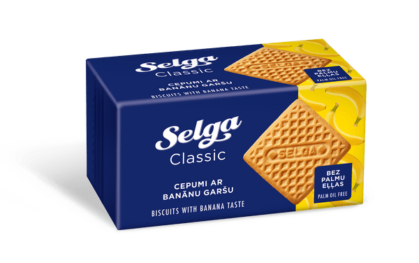 Laima | SELGA biscuits | Banana flavor 180g