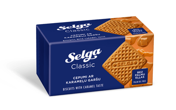 Laima | SELGA biscuits | Caramel flavor 180g