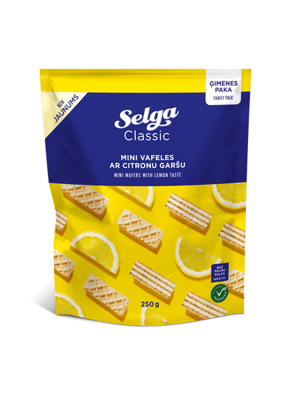 Laima | Mini Wafers with lemon flavour 250g