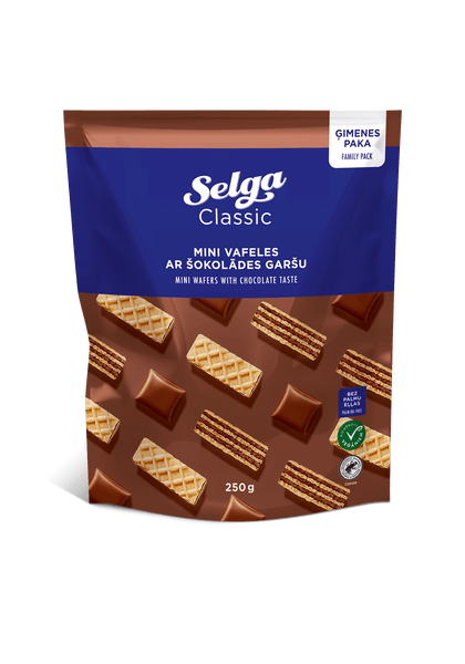 Laima | Mini Wafers with chocolate flavour 250g