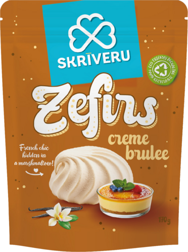 Skriveri | Zephyr with crème Brule flavor 170g