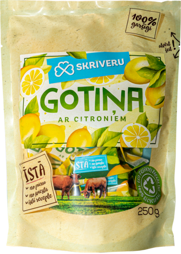 "Skrīveru Gotiņa" with Lemon taste, 250 g