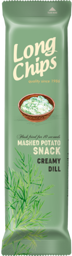 LONG POTATO CHIPS Dill flavoured | 75g