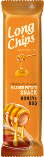 LONG POTATO CHIPS Honey BBQ flavoured | 75g