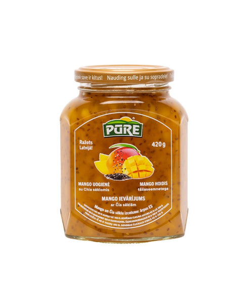 Pūre | Mango jam with chia seeds, 420g
