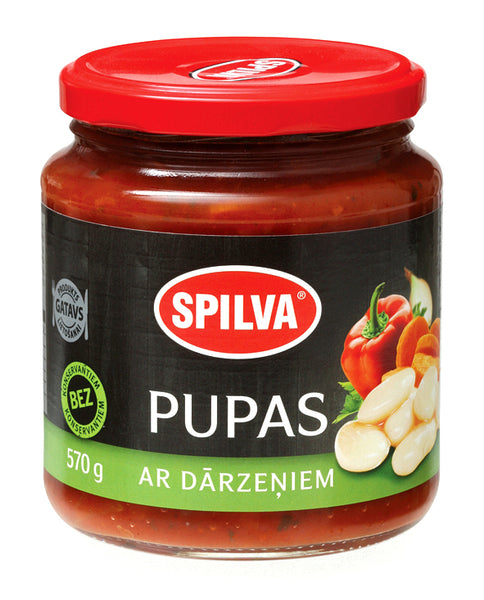 Spilva | Beans with vegetables, 560ml