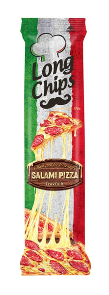 LONG POTATO CHIPS Salami pizza flavoured | 75g