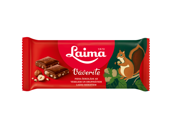 Laima | Milk chocolate "Vāverīte" - 90g