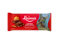 Laima | Piena šokolāde lācītis ķepainītis ar veselām mandelēm un vafelēm - 90g