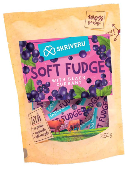 "Skrīveru Gotiņa" with black currants, 250g