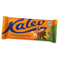 Kalev milk chocolate with whole hazelnuts 100g