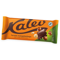 Kalev dark chocolate with whole hazelnuts 100g