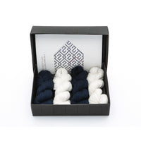 Latvian Mittens DIY Knitting Kit "Knit like a Latvian” – Midnight Flakes 3