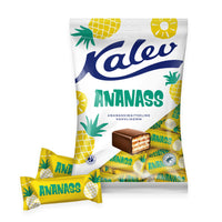 Pineapple flavoured wafer candy 150g | Kalev