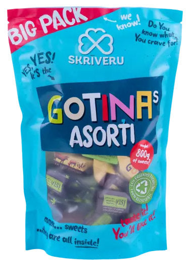 "Skrīveru gotiņa" assorted, 800g