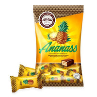 Pineapple flavoured wafer candy 150g | Kalev