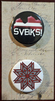 Latvian Magnets - pack of two