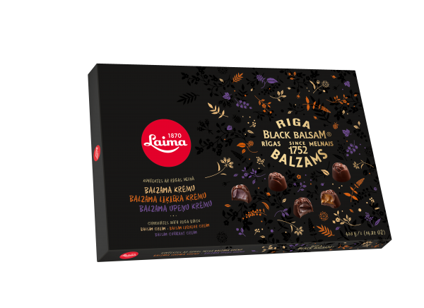 Laima | Chocolates with Riga Black balsam cream, Balsam liquer cream, Balsam currant cream 420g
